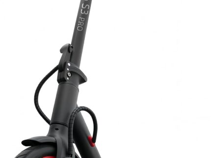 E-Scooter mit Luftreifen, S3 PRO Elektroroller 20km/h - 15% Steigung, 30km Reichweite, 120kg Belastung, Duales Bremssystem, Display, App, E Roller für Erwachsene