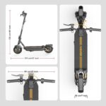 NAVEE GT3 Serie E-Scooter 350W-400W, 50 km-75 km Reichweite | Vierfach-Federung | Klappbar (54 cm) mit IPX5,Steigungen 18%-22%