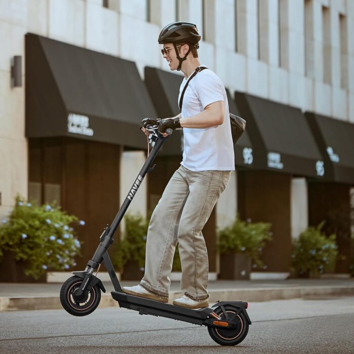 NAVEE GT3 Serie E-Scooter 350W-400W, 50 km-75 km Reichweite | Vierfach-Federung | Klappbar (54 cm) mit IPX5,Steigungen 18%-22%