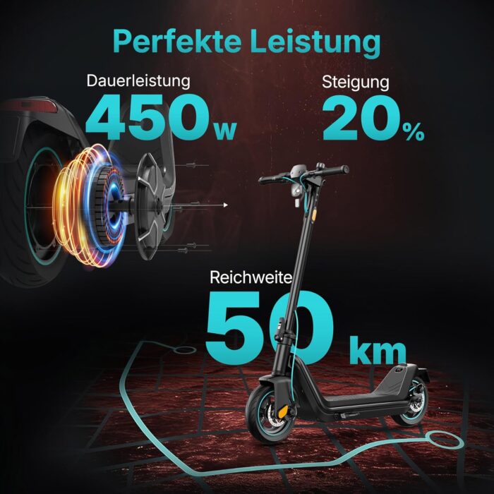 Odys E-Scooter mit Straßenzulassung und Blinker (je nach Modell bis zu 75 km Reichweite & bis zu 25% Steigung, max. 20km/h, klappbar) E-Roller mit Straßenzulassung Elektroscooter Elektroroller