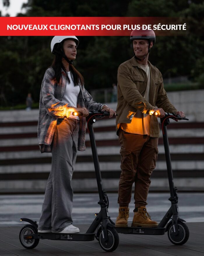 E Scooter mit Straßenzulassung, INVANTI E30 Elektroroller 32KM Reichweite, E Roller für Erwachsene mit Hinteren Stoßdämpfern, E Roller 120kg Tragkraft, Faltbarer Elektroscooter mit App und Blinker