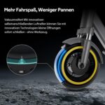 EVERCROSS EV10S MAX Elektroroller mit Straßenzulassung (ABE), Faltbarer E Scooter für Erwachsene - mit APP, 500W Motor, 80KM Reichweite, Max.20 km/h, 10" Vakuumreifen mit Gelschicht
