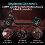 Odys E-Scooter mit Straßenzulassung und Blinker (je nach Modell bis zu 75 km Reichweite & bis zu 25% Steigung, max. 20km/h, klappbar) E-Roller mit Straßenzulassung Elektroscooter Elektroroller