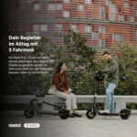 Segway-Ninebot F2 Pro D, E-Scooter mit Straßenzulassung für Erwachsene, max. 20 km/h Geschwindigkeit, 55 km Reichweite, Lange Reichweite